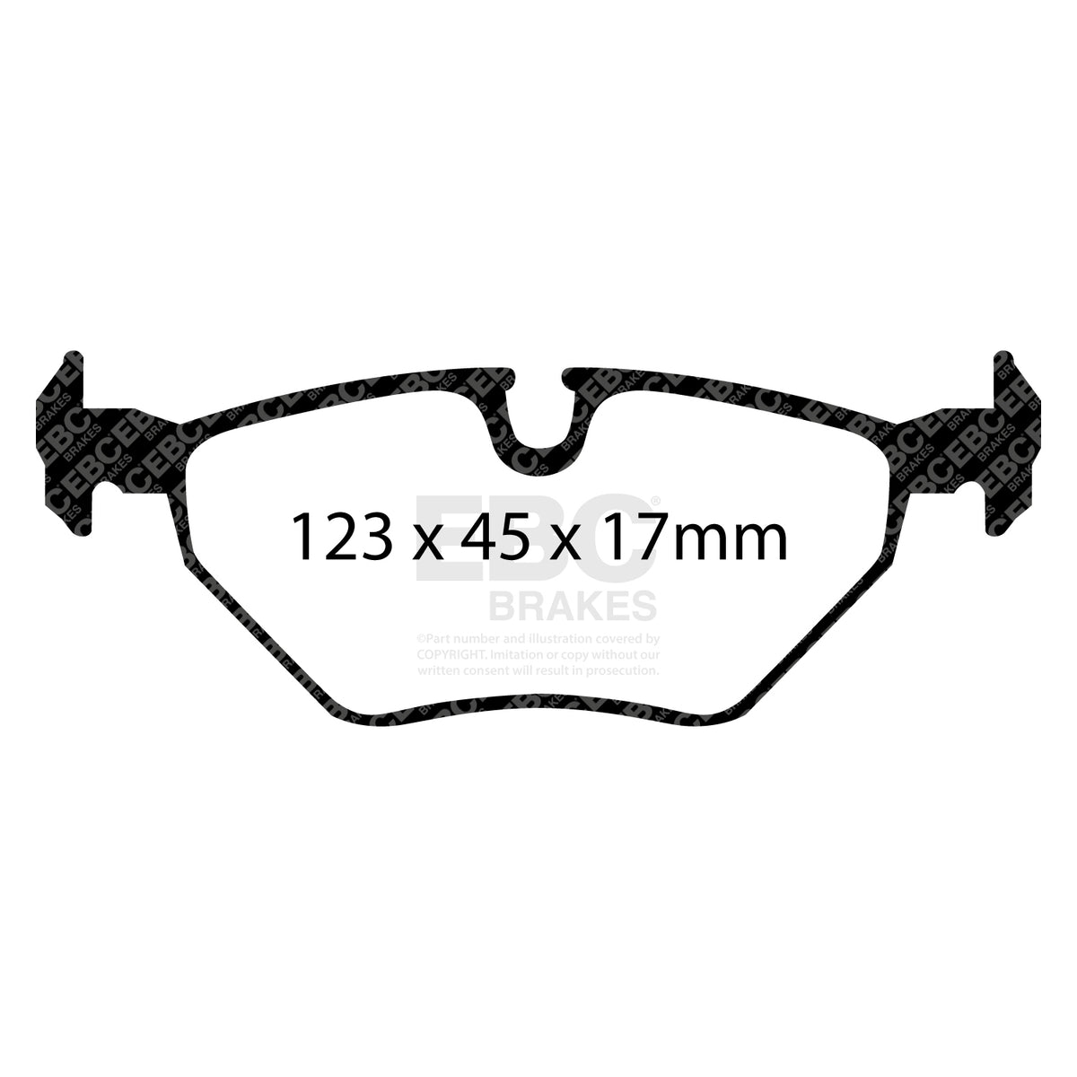 EBC Rear BlueStuff Brake Pads - BMW 3 Series (E46) / BMW Z4 (DP51289NDX) — view 2