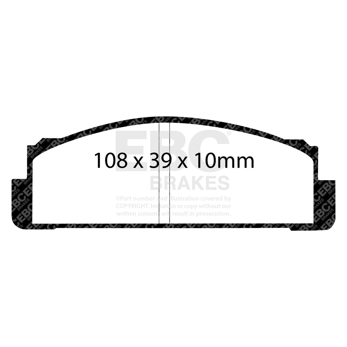 EBC Rear YellowStuff Brake Pads - Fso 125p / Seat 124 (DP4130R) — view 2