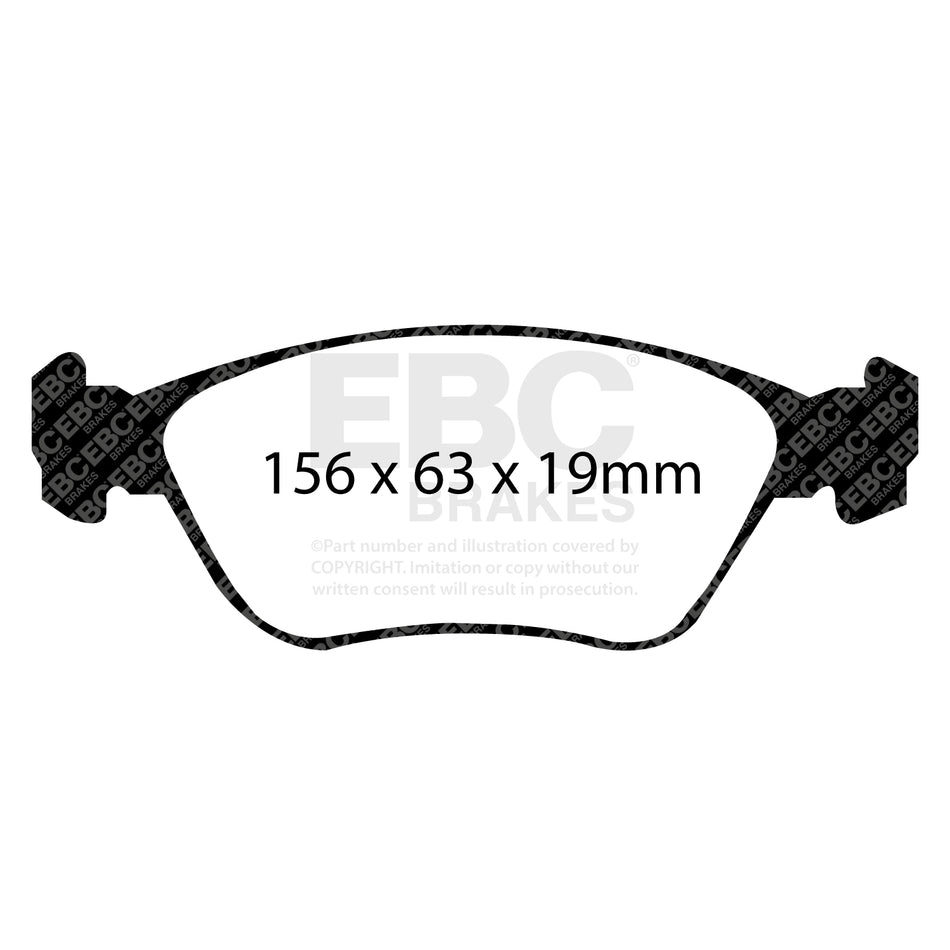 EBC RedStuff Brake Pads (DP31362C) — view 2