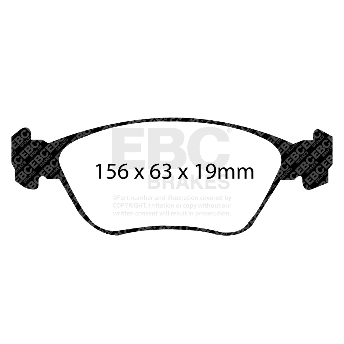 EBC RedStuff Brake Pads (DP31362C) — view 2