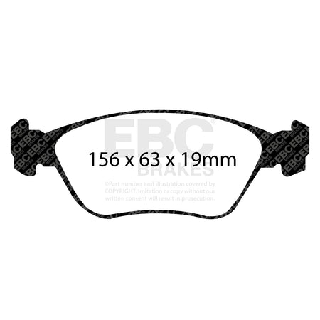 EBC RedStuff Brake Pads (DP31362C) — view 2