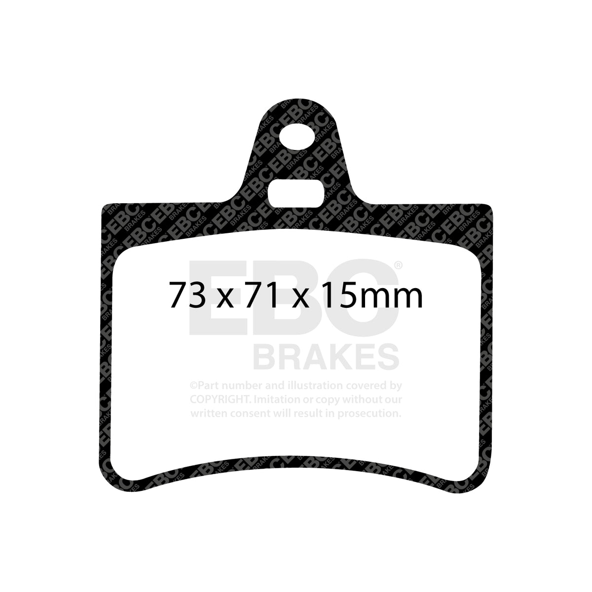 EBC Rear Ultimax Brake Pads - Citroen C5 (DP1373) — view 2
