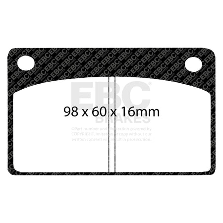 EBC Front GreenStuff Brake Pads - Volvo 240 / Volvo 242 (DP2143) — view 2