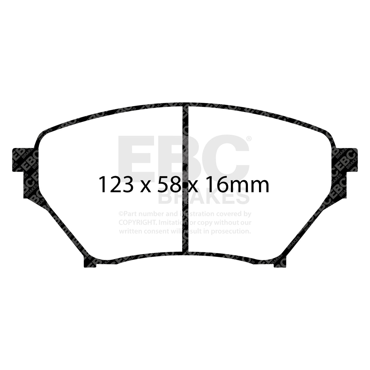 EBC Front GreenStuff Brake Pads - Mazda MX-5 (DP21452) — view 2