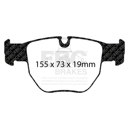 EBC Front YellowStuff Brake Pads - Land Rover Range Rover (DP41463R) — view 2