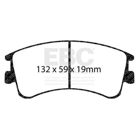 EBC GreenStuff Brake Pads (DP21465) — view 2