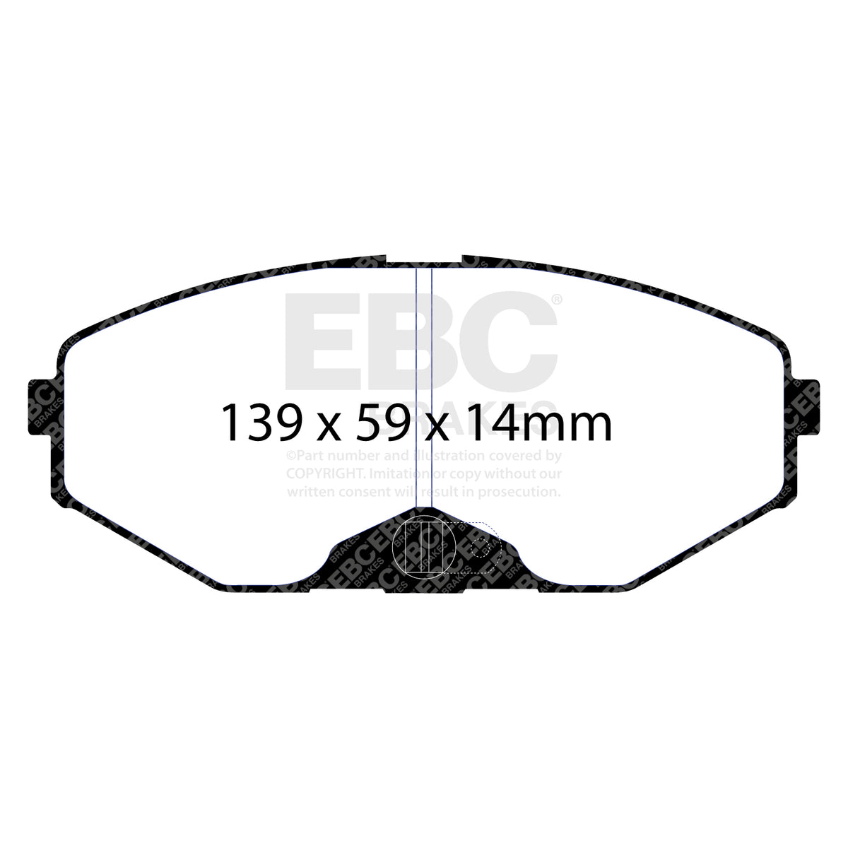 EBC Ultimax Brake Pads (DP1471) — view 2
