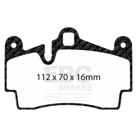 EBC Rear BlueStuff Brake Pads - Volkswagen Touareg (1st Gen) / Porsche Cayenne (9PA) (DP51474NDX) — view 2