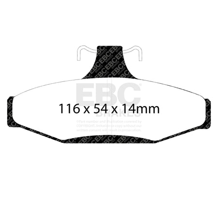 EBC Rear GreenStuff Brake Pads - Ford (australia And New Zealand) Falcon / Ford (australia And New Zealand) Fairlane (DP21501