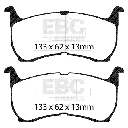 EBC Front RedStuff Brake Pads - Ford (australia And New Zealand) Fairlane / Ford (australia And New Zealand) Falcon (DP31503C