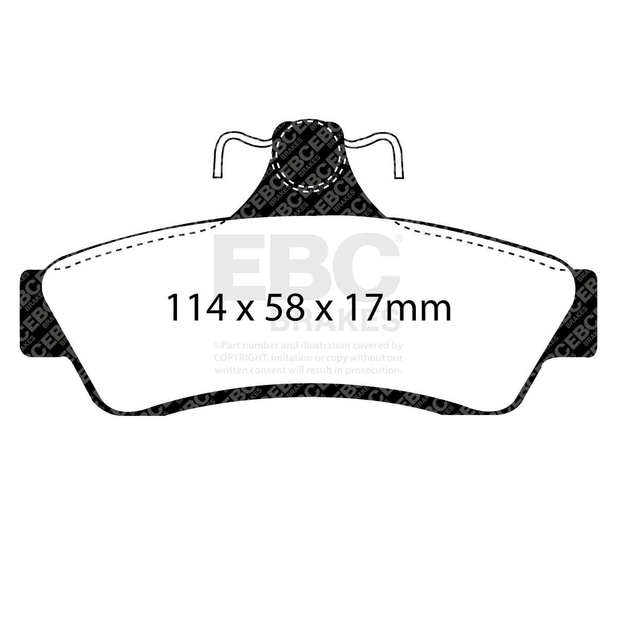 EBC Rear Ultimax Brake Pads - Holden (australia And New Zealand) Commodore (VT) / Holden (australia And New Zealand) Monaro (