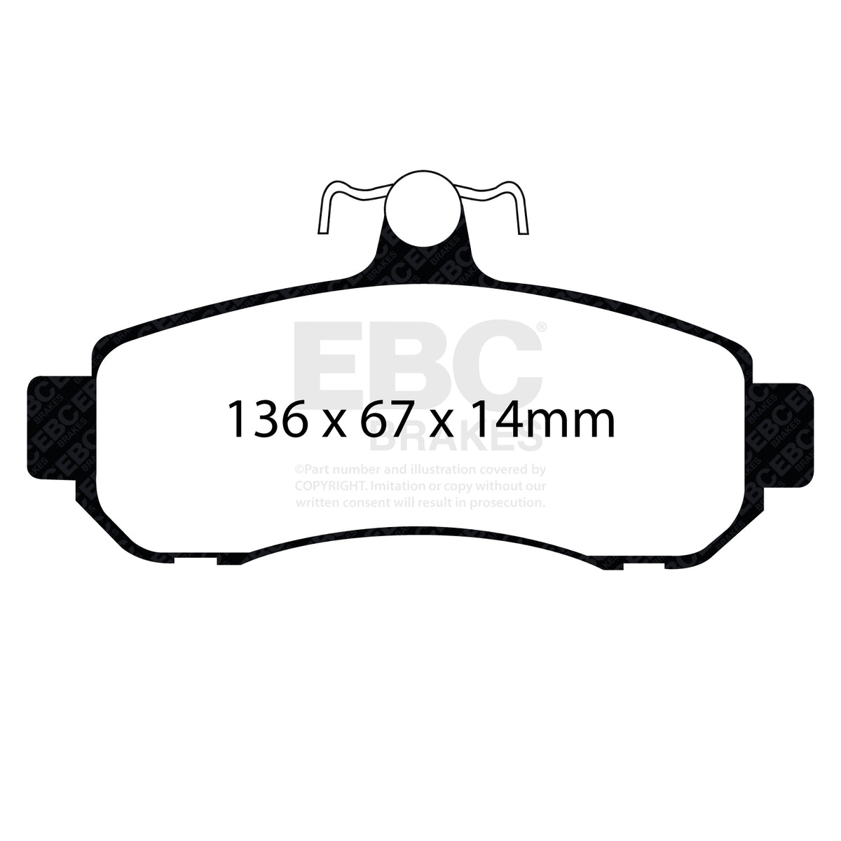 EBC Front GreenStuff Brake Pads - Mitsubishi (australia And New Zealand) Magna / Mitsubishi (australia And New Zealand) Verad