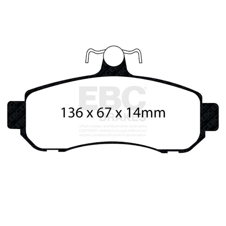 EBC Front GreenStuff Brake Pads - Mitsubishi (australia And New Zealand) Magna / Mitsubishi (australia And New Zealand) Verad