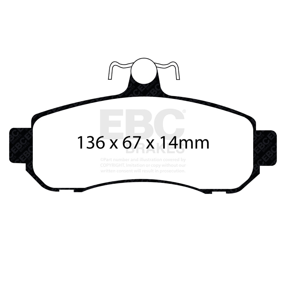 EBC Front GreenStuff Brake Pads - Mitsubishi (australia And New Zealand) Magna / Mitsubishi (australia And New Zealand) Verad