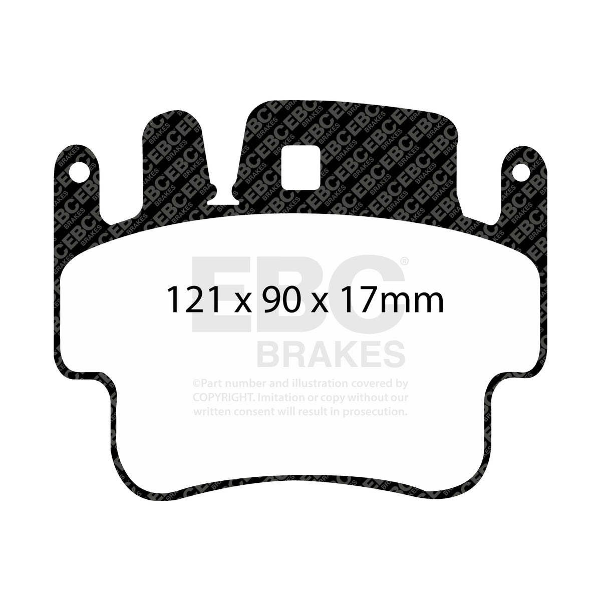 EBC Front BlueStuff Brake Pads - Porsche 911 (996) / Porsche 911 (997) (DP51514NDX) — view 2