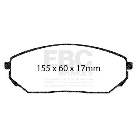 EBC Ultimax Brake Pads (DP1557) — view 2