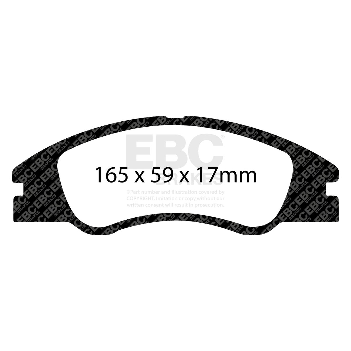 EBC Front Ultimax Brake Pads - Kia Cerato (DP1568) — view 2