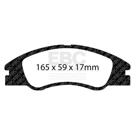 EBC Front Ultimax Brake Pads - Kia Cerato (DP1568) — view 2