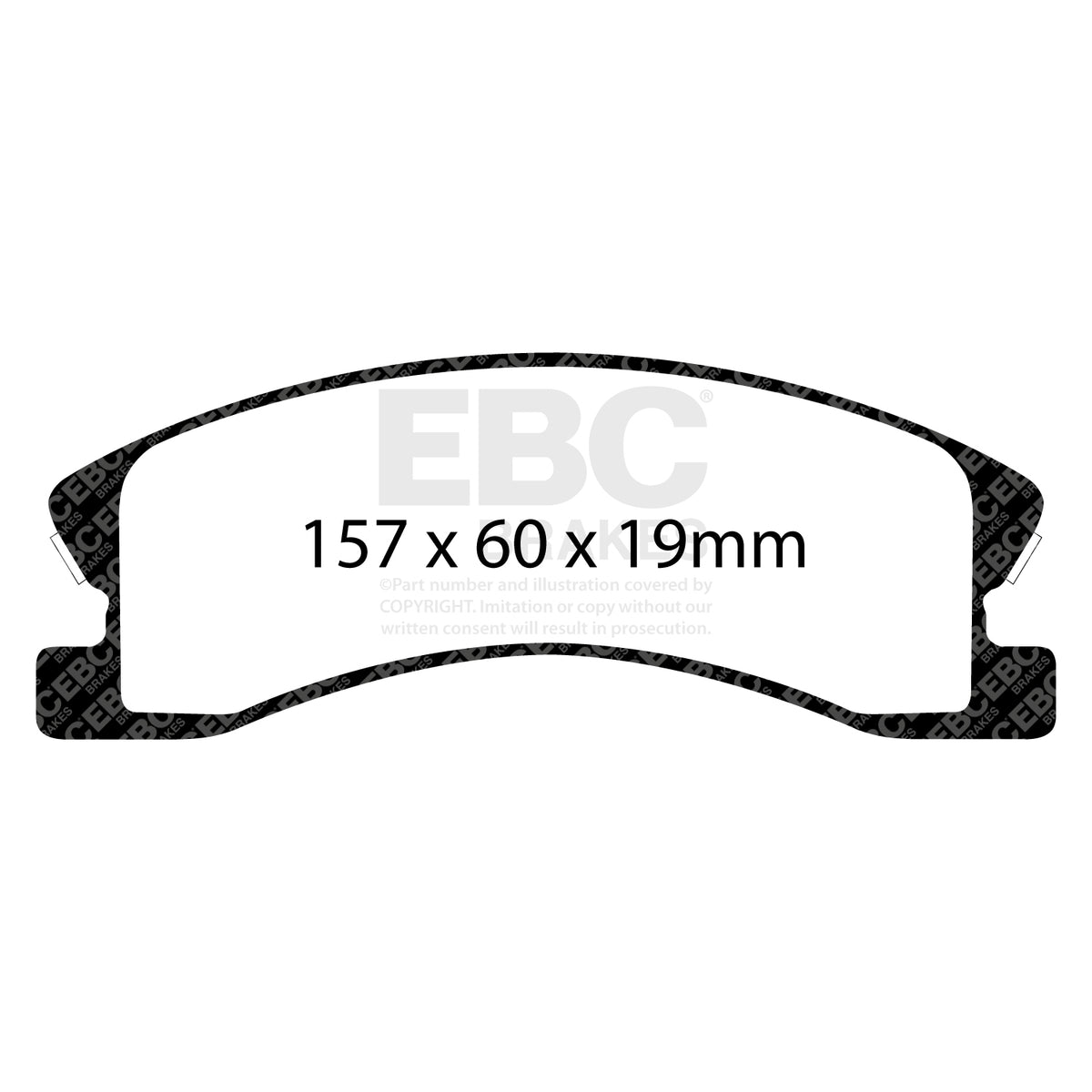 EBC Front YellowStuff Brake Pads - Jeep Grand Cherokee (DP41664R) — view 2