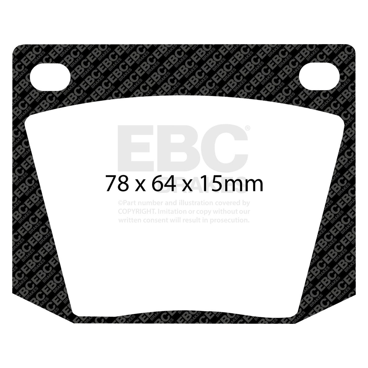 EBC Front GreenStuff Brake Pads - Marcos GT / Fairthorpe Tx (DP2169) — view 2