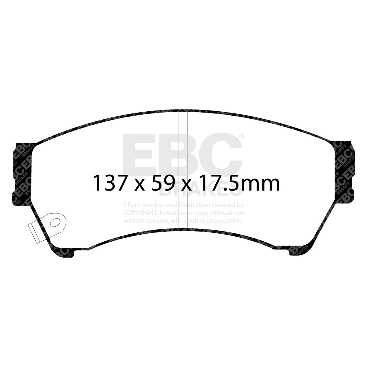 EBC Front GreenStuff Brake Pads - Mazda 6 (DP21765/2) — view 2