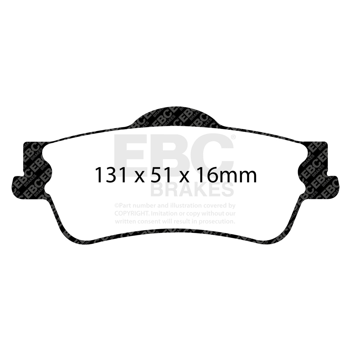 EBC Rear Ultimax Brake Pads - Holden (australia And New Zealand) Commodore (VE) / Chevrolet (middle East And South Africa) Ca