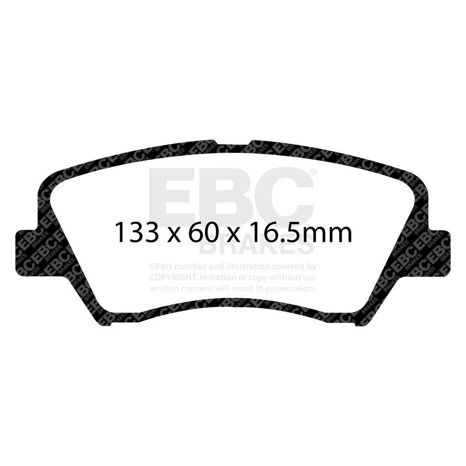 EBC Front GreenStuff Brake Pads - Kia Cee'd (JD) / Hyundai I30 (DP21874) — view 2