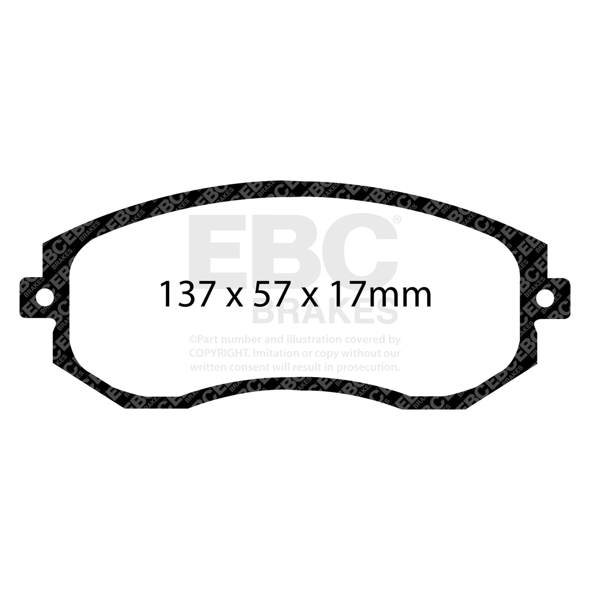 EBC Front GreenStuff Brake Pads - Subaru BRZ / Toyota GT86 (DP21884) — view 2