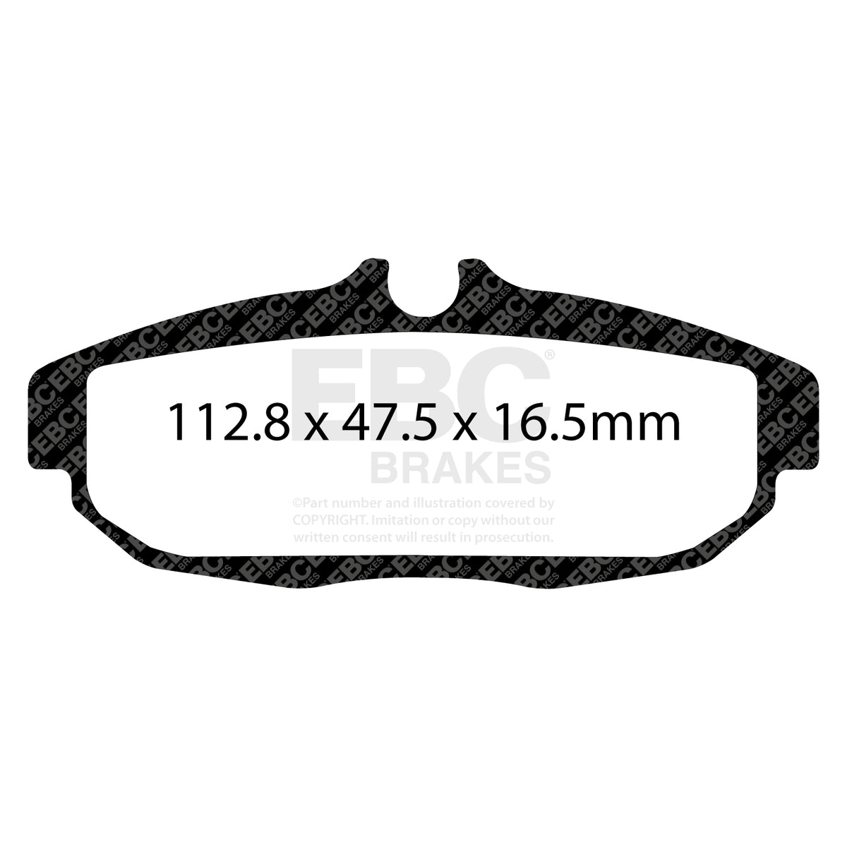 EBC Rear YellowStuff Brake Pads - Ford Mustang (5th Generation) (DP41894R) — view 2