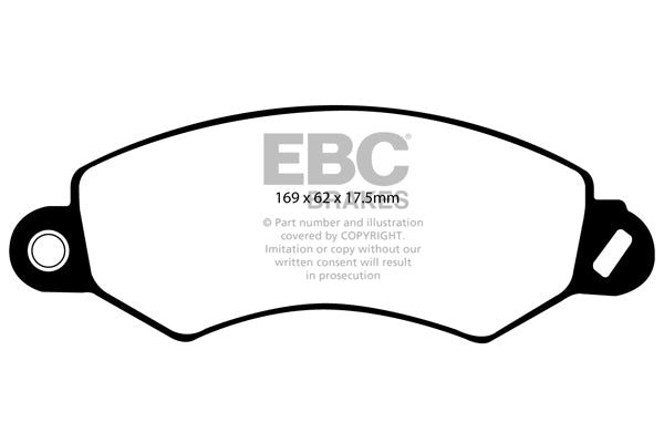 EBC Front Ultimax Brake Pads - Maxus V80 / Ldv Maxus (DP1919) — view 2