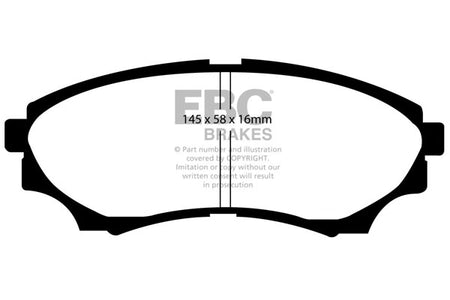 EBC Front Ultimax Brake Pads - Ford Everest (1st Gen) / Ford Commercial Ranger (DP1921) — view 2
