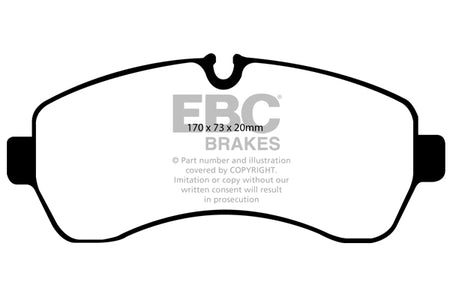EBC Front Ultimax Brake Pads - Mercedes-Benz Commercial Sprinter 419d / Mercedes-Benz Commercial Sprinter 311d (DP1928) — vie
