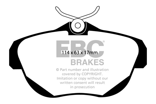 EBC Rear Ultimax Brake Pads - Citroen C6 (DP1962) — view 2