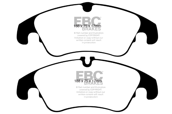 EBC Front BlueStuff Brake Pads - Audi A5 quattro / Audi A5 (DP51986NDX) — view 2