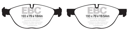 EBC Front Ultimax Brake Pads - BMW X6 (E71) / BMW X5 (E70) (DP1994) — view 2