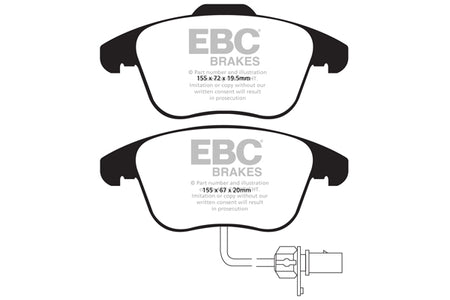 EBC Front Ultimax Brake Pads - Audi A5 / Audi A5 quattro (DP1998) — view 2