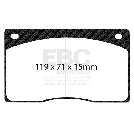 EBC Front Ultimax Brake Pads - Jaguar Xjs / Jaguar XJ6 (DP262) — view 2