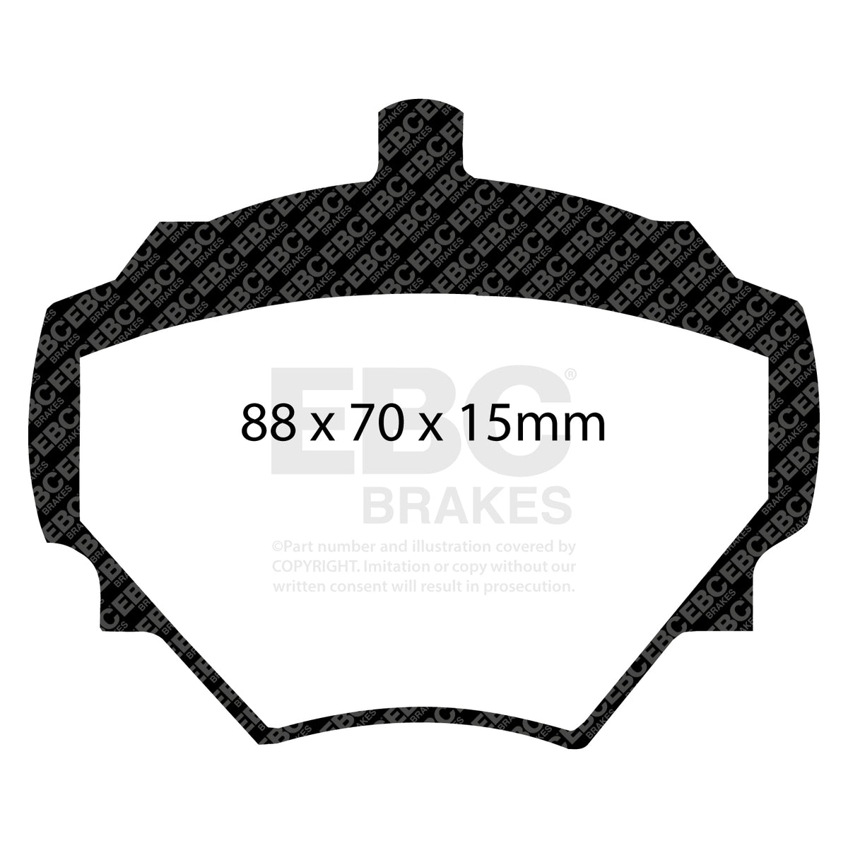 EBC Rear BlueStuff Brake Pads - Land Rover Defender 90 / Land Rover Defender 90 (L316) (DP5294NDX) — view 2