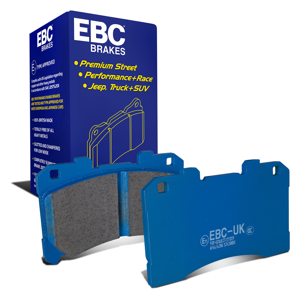 EBC Front BlueStuff Brake Pads - Toyota Gr Yaris (DP52430NDX)