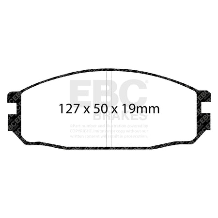 EBC Rear Ultimax Brake Pads - Nissan Patrol (DP688) — view 2