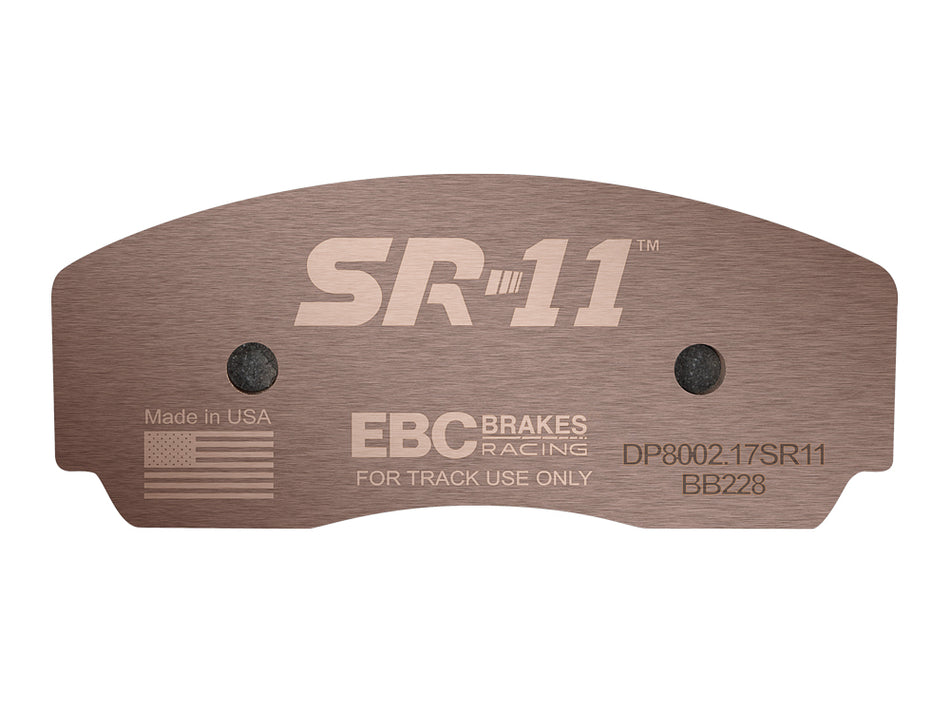 EBC Front Racing SR-11 Brake Pads - Marcos Mantara / Marcos Mantaray (DP8002.17SR11) — view 2