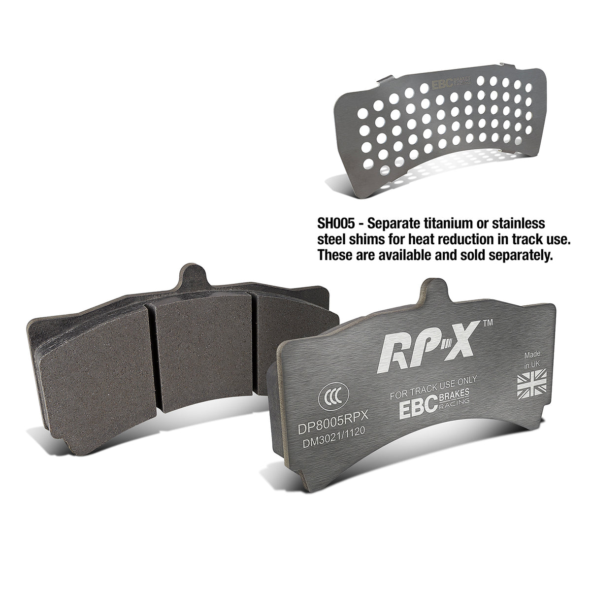 EBC Front Racing RP-X Brake Pads - BMW 3 Series (G20) / BMW 5 Series (xDrive G31) (DP8005RPX)