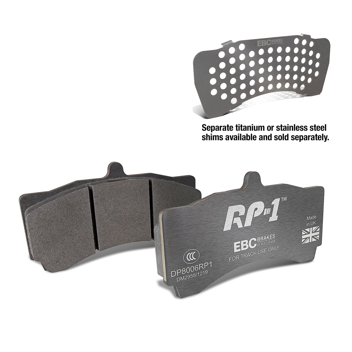 EBC Front Racing RP-1 Brake Pads - Holden HSV (australia And New Zealand) Z / Holden HSV (australia And New Zealand) E (DP800