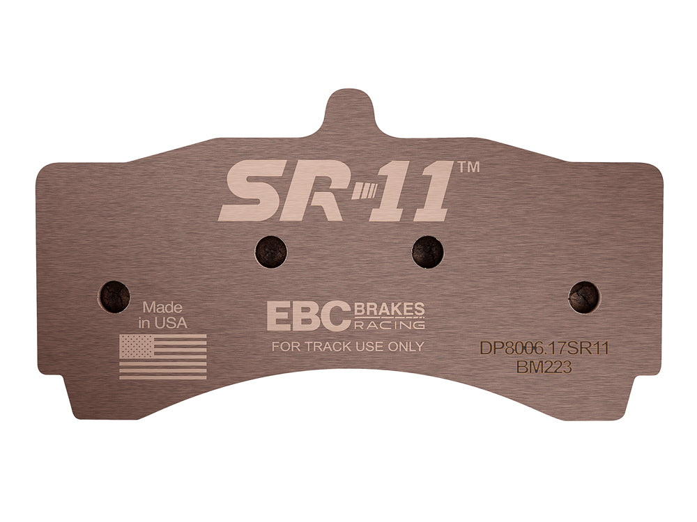 EBC Front Racing SR-11 Brake Pads - Audi RS6 / BMW M3 (DP8006.17SR11) — view 2