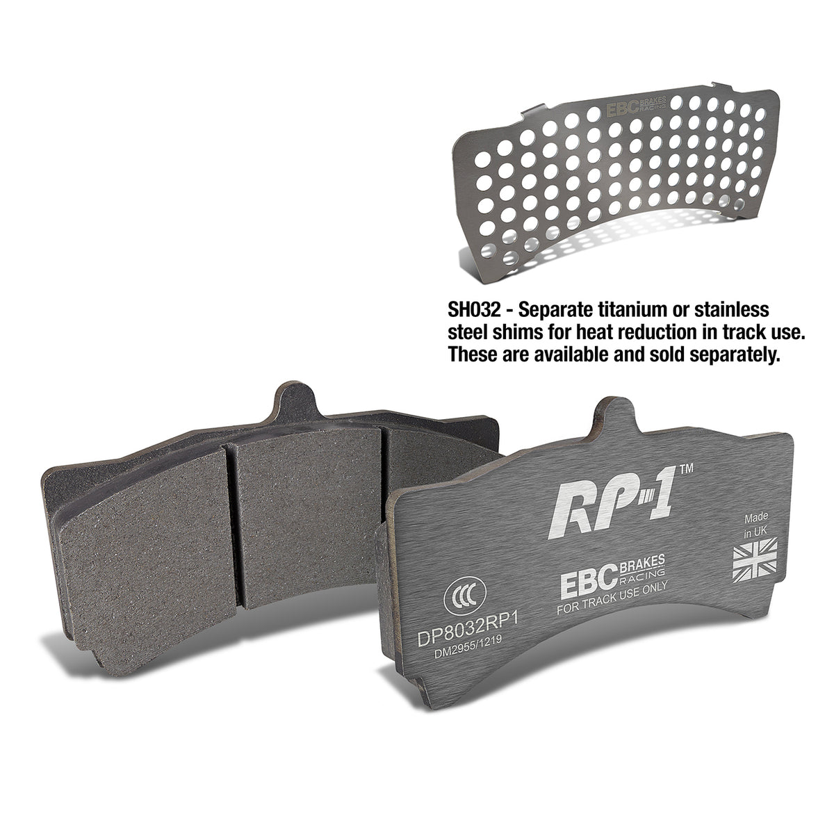 EBC Front Racing RP-1 Brake Pads - Holden (australia And New Zealand) Commodore (VZ) / Holden HSV (australia And New Zealand)
