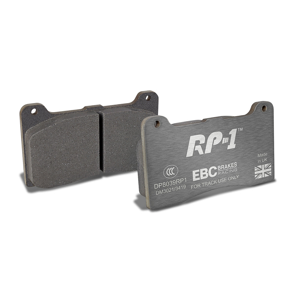 EBC Racing RP-1 Brake Pads - Ebc Brakes Apollo 4 / Ap Racing Cp5510 (DP8039RP1)