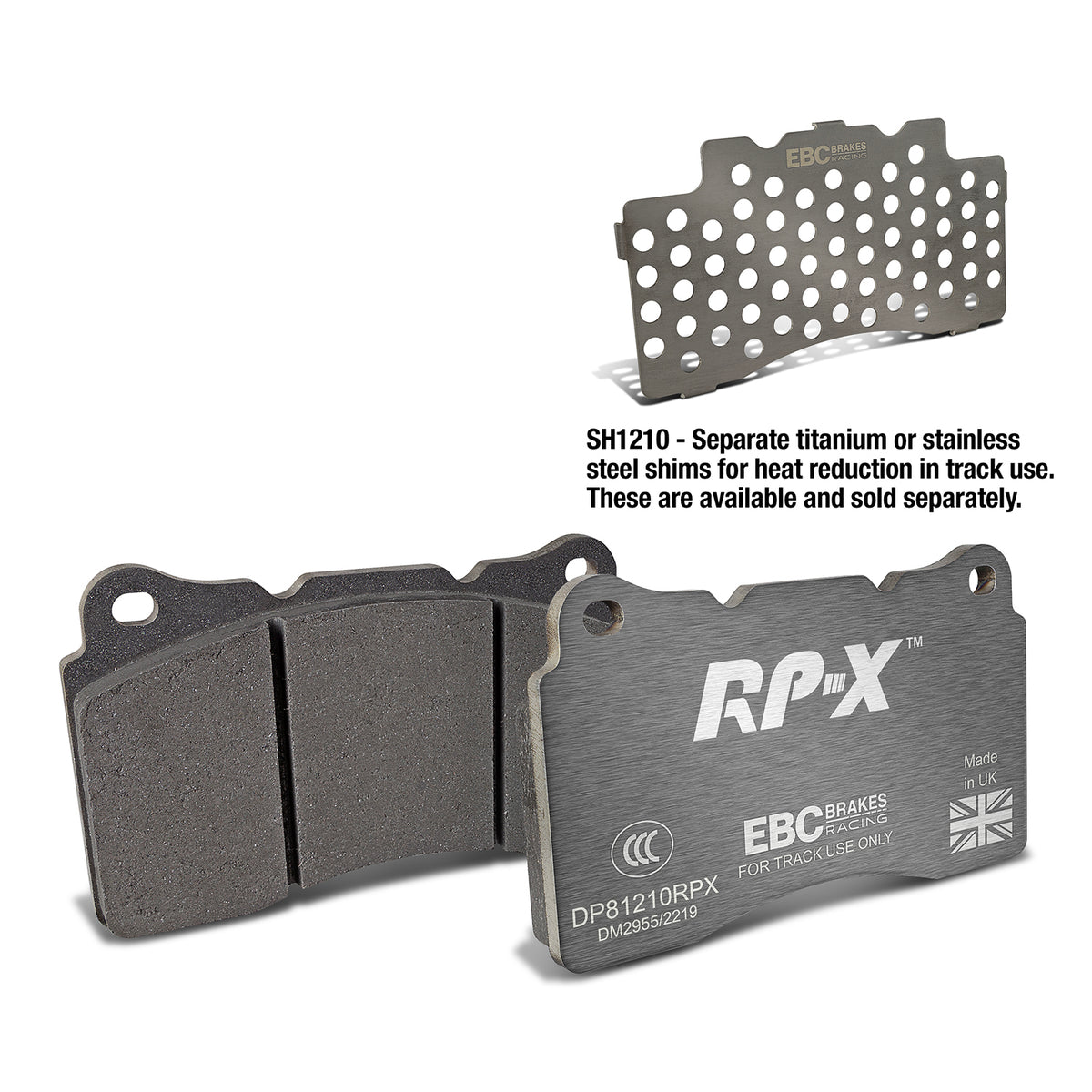 EBC Front Racing RP-X Brake Pads - Alfa Romeo Giulietta (940) / Alfa Romeo 159 (DP81210RPX)