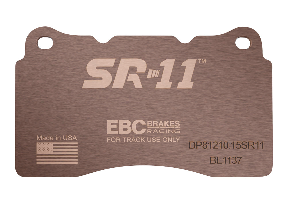 EBC Front Racing SR-11 Brake Pads - Subaru Impreza / Renault Megane Hatch (DP81210.15SR11) — view 2