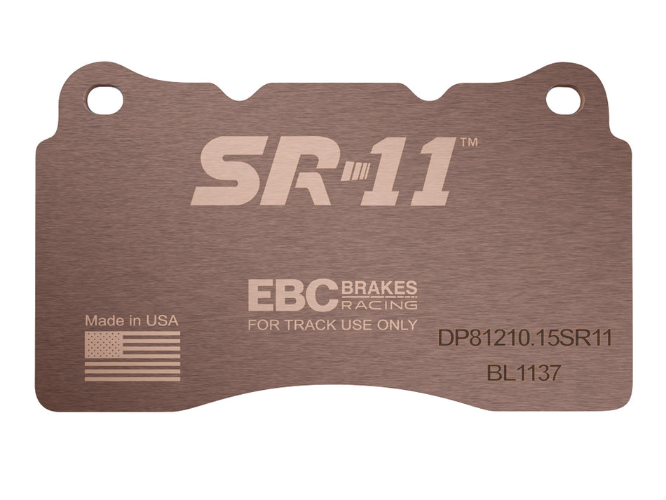 EBC Front Racing SR-11 Brake Pads - Subaru Impreza / Renault Megane Hatch (DP81210.15SR11) — view 2