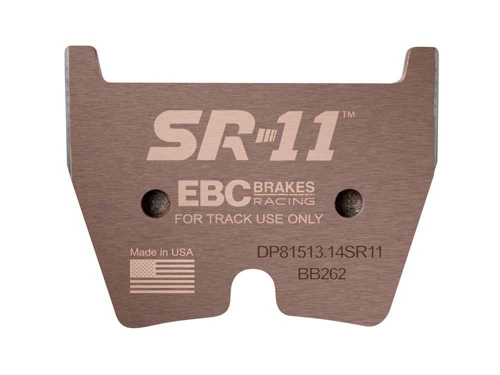 EBC Front Racing SR-11 Brake Pads - Audi R8 / Lamborghini Gallardo (DP81513.14SR11) — view 2